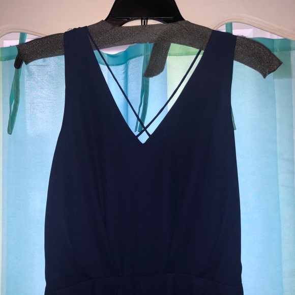 HOMMAGE from Los Angeles full length navy jumpsuit - Picture 4 of 4